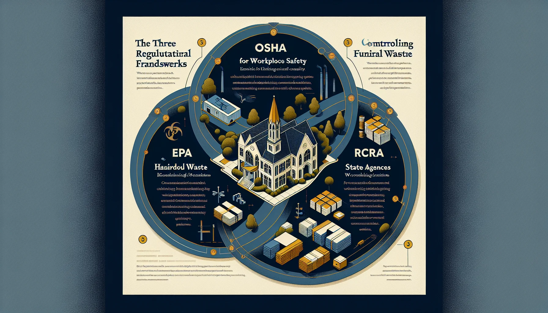 Three overlapping regulatory frameworks for funeral home environmental compliance