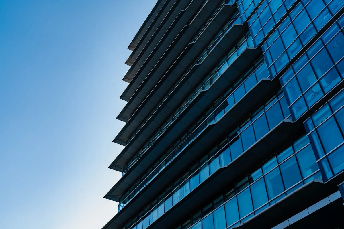 Professional conducting a commercial building inspection