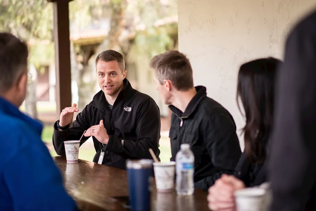 Professional development session for funeral home staff